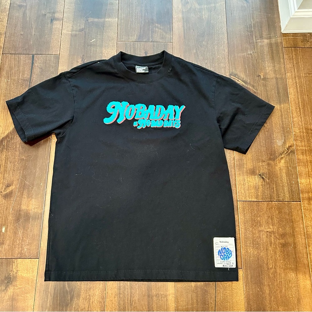 NOBADAY Black Graphic Tee